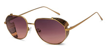 Load image into Gallery viewer, Gold Aviator Full Rim Unisex Sunglasses by John Jacobs-152192