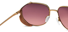 Load image into Gallery viewer, Gold Aviator Full Rim Unisex Sunglasses by John Jacobs-152192