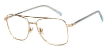 Load image into Gallery viewer, Gold Square Full Rim Unisex Eyeglasses by John Jacobs-201448
