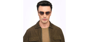 Tortoise Clubmaster Full Rim Unisex Sunglasses by John Jacobs-208089