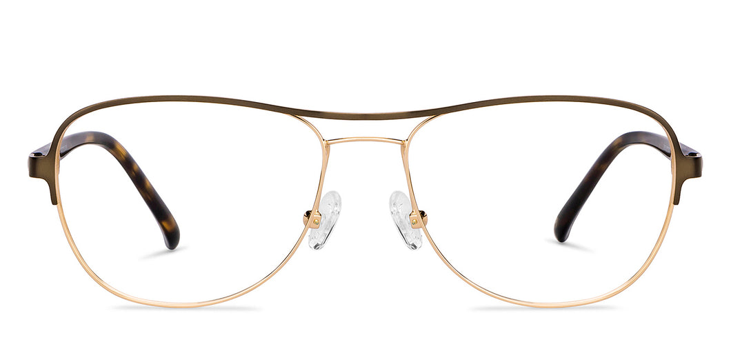 Violet Aviator Full Rim Unisex Eyeglasses by John Jacobs-150099