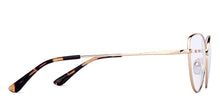 Load image into Gallery viewer, Gold Cat Eye Full Rim Unisex Eyeglasses by John Jacobs-150683