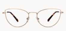 Load image into Gallery viewer, Gold Cat Eye Full Rim Women Eyeglasses by Vincent Chase-152833