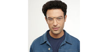 Load image into Gallery viewer, Gold Square Full Rim Unisex Eyeglasses by John Jacobs-150962