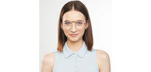 Load image into Gallery viewer, Gold Square Full Rim Unisex Eyeglasses by John Jacobs-150962
