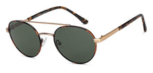 Load image into Gallery viewer, Tortoise Round Full Rim Unisex Sunglasses by Vincent Chase Polarized-151101