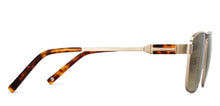 Load image into Gallery viewer, Gold Square Full Rim Unisex Sunglasses by John Jacobs-150964
