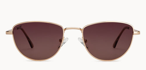 Gold Cat Eye Full Rim Women Sunglasses by Vincent Chase Polarized-200476