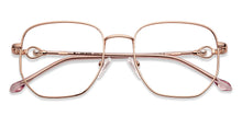Load image into Gallery viewer, Gold Square Full Rim Women Eyeglasses by John Jacobs-152676