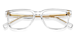 Transparent Rectangle Full Rim Unisex Eyeglasses by Vincent Chase Computer Glasses-205157