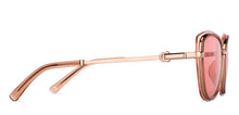 Load image into Gallery viewer, Gold Cat Eye Full Rim Unisex Sunglasses by John Jacobs-152713