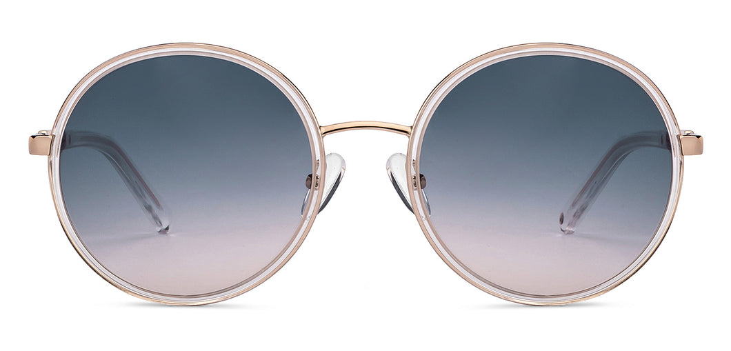 Transparent Round Full Rim Unisex Sunglasses by John Jacobs-152716