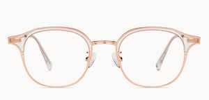 Transparent Round Full Rim Unisex Eyeglasses by John Jacobs-149491