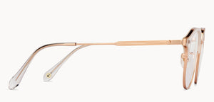 Transparent Round Full Rim Unisex Eyeglasses by John Jacobs-149491