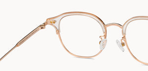 Transparent Round Full Rim Unisex Eyeglasses by John Jacobs-149491