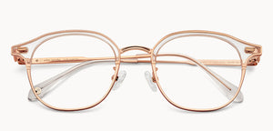Transparent Round Full Rim Unisex Eyeglasses by John Jacobs-149491