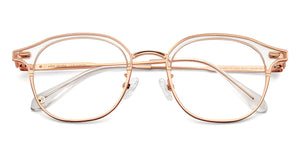 Transparent Round Full Rim Unisex Eyeglasses by John Jacobs-149491