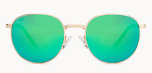 Load image into Gallery viewer, Gold Round Full Rim Unisex Sunglasses by Vincent Chase Polarized-200419