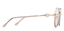 Load image into Gallery viewer, Gold Square Full Rim Women Eyeglasses by John Jacobs-152680