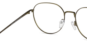 Green Round Full Rim Unisex Eyeglasses by Vincent Chase-150400