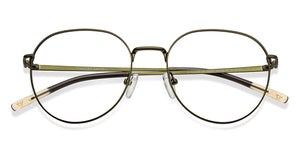 Green Round Full Rim Unisex Eyeglasses by Vincent Chase-150400