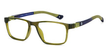 Load image into Gallery viewer, Green Rectangle Full Rim Kids Eyeglasses by Hooper-204384