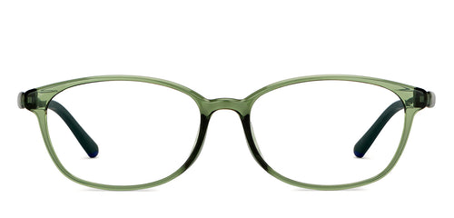 Green Cat Eye Full Rim Women Eyeglasses by Lenskart Air-200539