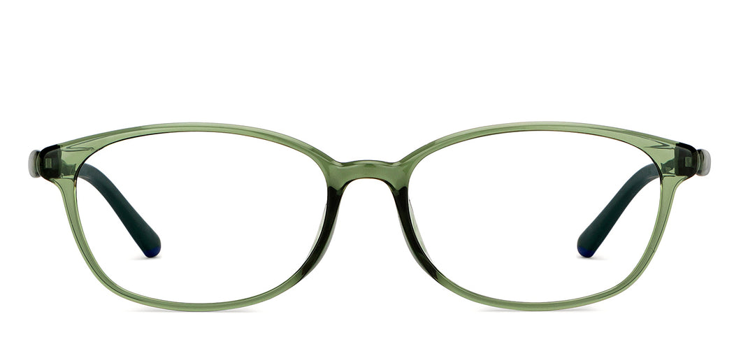 Green Cat Eye Full Rim Women Eyeglasses by Lenskart Air-200539