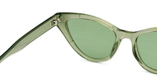 Load image into Gallery viewer, Green Cat Eye Full Rim Women Sunglasses by Vincent Chase Polarized-152344