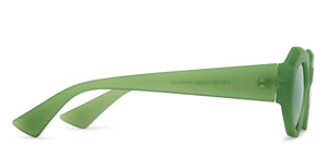Green Geometric Full Rim Women Sunglasses by Vincent Chase Polarized-211339