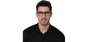 Green Round Full Rim Unisex Eyeglasses by Lenskart Air-210788