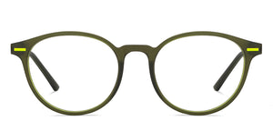 Green Round Full Rim Unisex Eyeglasses by Lenskart Air-210788