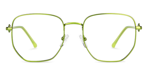 Green Square Full Rim Women Eyeglasses by John Jacobs-152677