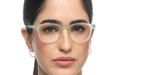 Load image into Gallery viewer, Jade Green Wayfarer Full Rim Unisex Eyeglasses by Lenskart Hustlr-212973