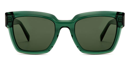Green Wayfarer Full Rim Unisex Sunglasses by John Jacobs-201672