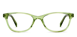 Green Rectangle Full Rim Unisex Eyeglasses by John Jacobs-152889