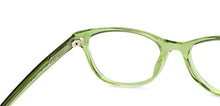 Load image into Gallery viewer, Green Rectangle Full Rim Unisex Eyeglasses by John Jacobs-152889