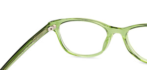 Green Rectangle Full Rim Unisex Eyeglasses by John Jacobs-152889
