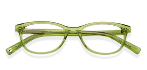 Green Rectangle Full Rim Unisex Eyeglasses by John Jacobs-152889
