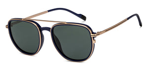 Blue Aviator Full Rim Unisex Sunglasses by Lenskart STUDIO-205466