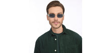 Load image into Gallery viewer, Gold Rectangle Full Rim Unisex Sunglasses by John Jacobs-209447
