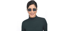 Load image into Gallery viewer, Gold Rectangle Full Rim Unisex Sunglasses by John Jacobs-209447