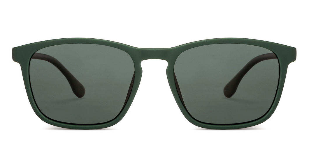 Green Wayfarer Full Rim Unisex Sunglasses by Vincent Chase Polarized-200448