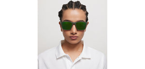 Green Wayfarer Full Rim Unisex Sunglasses by Lenskart Boost-206502
