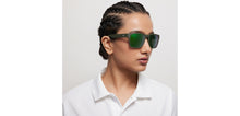 Load image into Gallery viewer, Green Wayfarer Full Rim Unisex Sunglasses by Lenskart Boost-206502
