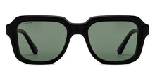 Load image into Gallery viewer, Black Wayfarer Full Rim Unisex Sunglasses by John Jacobs-210232
