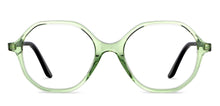 Load image into Gallery viewer, Green Geometric Full Rim Unisex Eyeglasses by Vincent Chase-152901