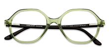 Load image into Gallery viewer, Green Geometric Full Rim Unisex Eyeglasses by Vincent Chase-152901