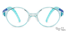 Load image into Gallery viewer, Green Round Full Rim Kids Eyeglasses by Hooper-204351