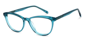 Green Cat Eye Full Rim Kids Eyeglasses by Hooper-152495
